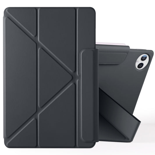 For Huawei MatePad Pro 13.2 2023 Fixed Buckle Magnetic Deformation Leather Tablet Case(Black) - Huawei by buy2fix | Online Shopping UK | buy2fix