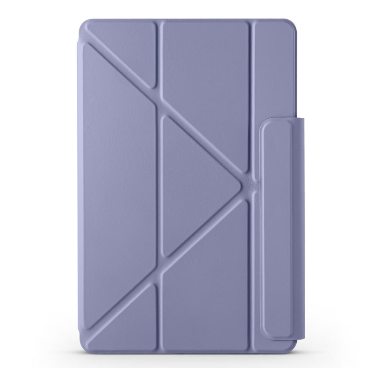 For Huawei MatePad Pro 13.2 2023 Fixed Buckle Magnetic Deformation Leather Tablet Case(Lavender Purple) - Huawei by buy2fix | Online Shopping UK | buy2fix