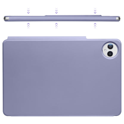 For Huawei MatePad Pro 13.2 2023 Fixed Buckle Magnetic Deformation Leather Tablet Case(Lavender Purple) - Huawei by buy2fix | Online Shopping UK | buy2fix