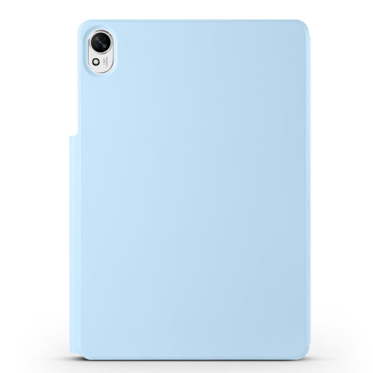 For Huawei MatePad Air 12 2024 Fixed Buckle Magnetic Deformation Leather Tablet Case(Ice Blue) - Huawei by buy2fix | Online Shopping UK | buy2fix
