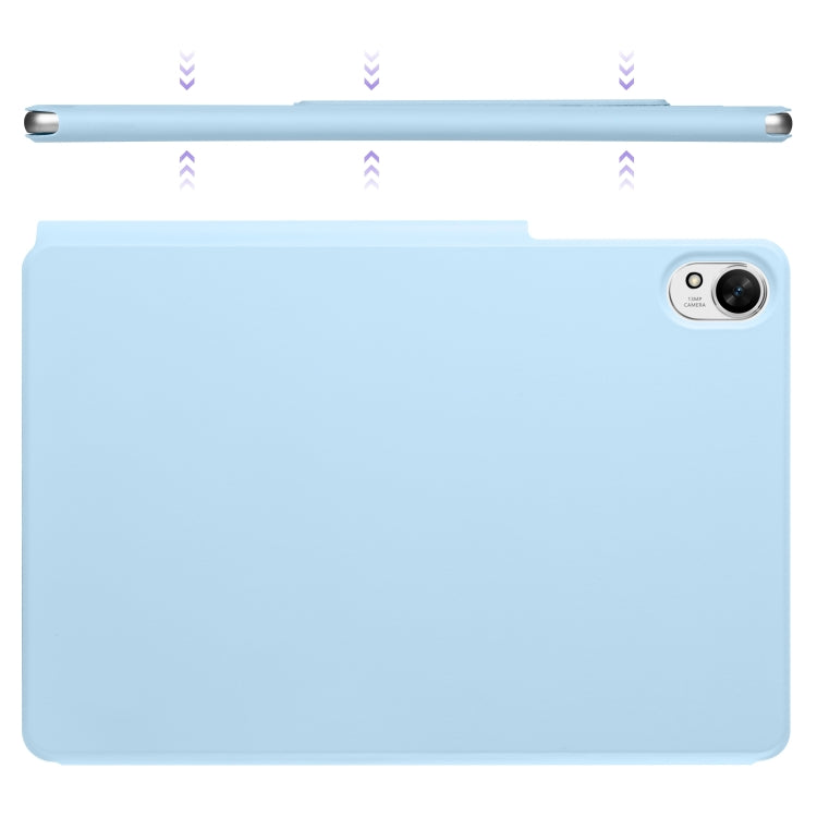 For Huawei MatePad Air 12 2024 Fixed Buckle Magnetic Deformation Leather Tablet Case(Ice Blue) - Huawei by buy2fix | Online Shopping UK | buy2fix