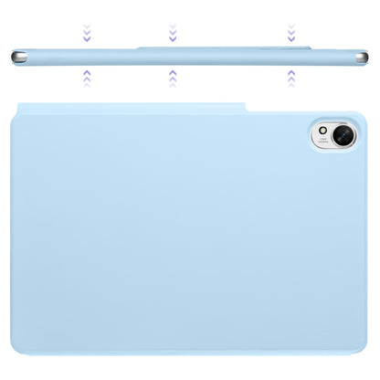 For Huawei MatePad Air 12 2024 Fixed Buckle Magnetic Deformation Leather Tablet Case(Ice Blue) - Huawei by buy2fix | Online Shopping UK | buy2fix