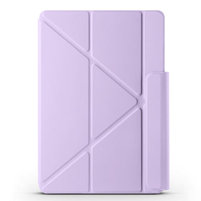 For Huawei MatePad Air 12 2024 Fixed Buckle Magnetic Deformation Leather Tablet Case(Purple) - Huawei by buy2fix | Online Shopping UK | buy2fix