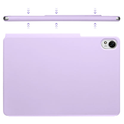 For Huawei MatePad Air 12 2024 Fixed Buckle Magnetic Deformation Leather Tablet Case(Purple) - Huawei by buy2fix | Online Shopping UK | buy2fix