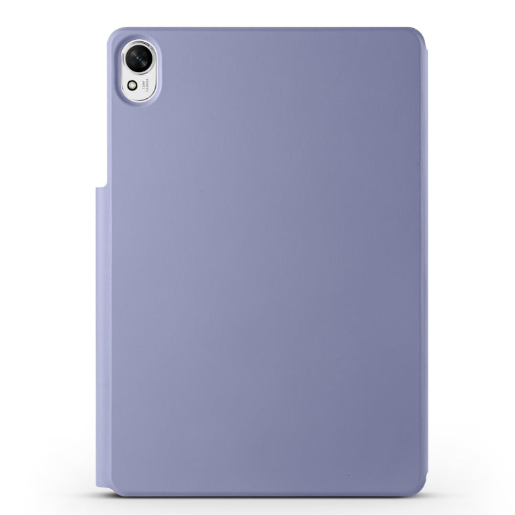 For Huawei MatePad Air 12 2024 Fixed Buckle Magnetic Deformation Leather Tablet Case(Lavender Purple) - Huawei by buy2fix | Online Shopping UK | buy2fix
