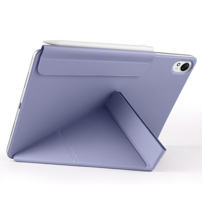 For Huawei MatePad Air 12 2024 Fixed Buckle Magnetic Deformation Leather Tablet Case(Lavender Purple) - Huawei by buy2fix | Online Shopping UK | buy2fix