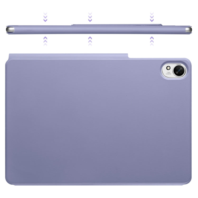 For Huawei MatePad Air 12 2024 Fixed Buckle Magnetic Deformation Leather Tablet Case(Lavender Purple) - Huawei by buy2fix | Online Shopping UK | buy2fix