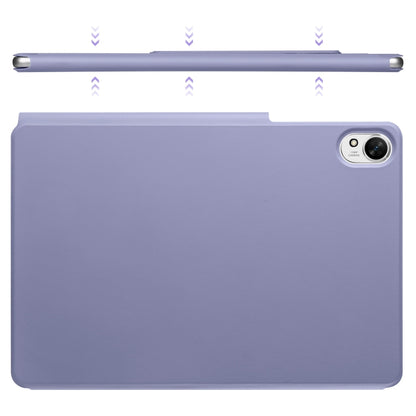 For Huawei MatePad Air 12 2024 Fixed Buckle Magnetic Deformation Leather Tablet Case(Lavender Purple) - Huawei by buy2fix | Online Shopping UK | buy2fix