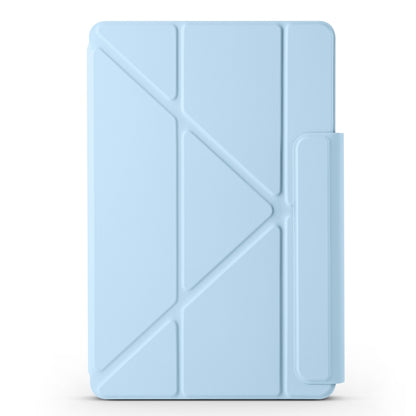 For Huawei MatePad Pro 12.2 2024 Fixed Buckle Magnetic Deformation Leather Tablet Case(Ice Blue) - Huawei by buy2fix | Online Shopping UK | buy2fix