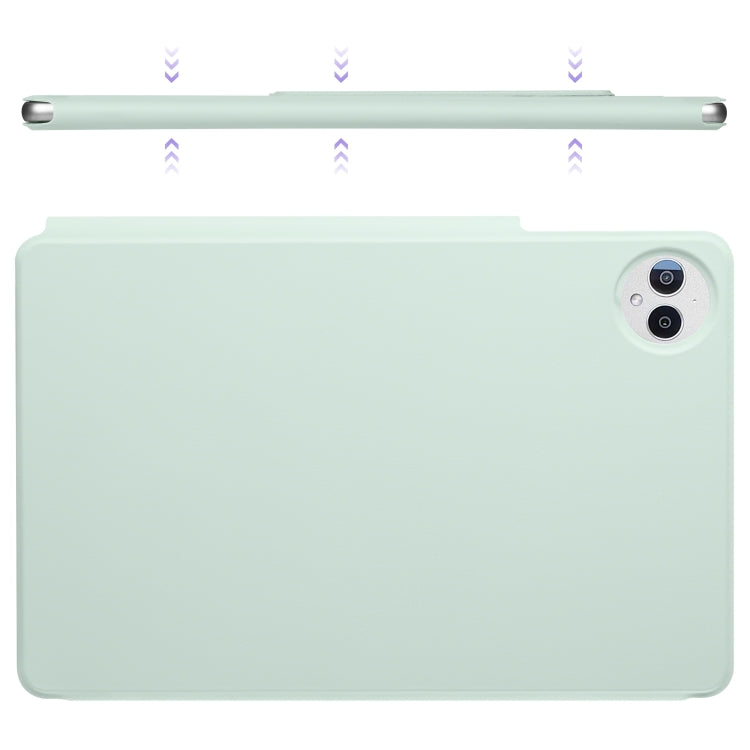 For Huawei MatePad Pro 12.2 2024 Fixed Buckle Magnetic Deformation Leather Tablet Case(Baby Green) - Huawei by buy2fix | Online Shopping UK | buy2fix