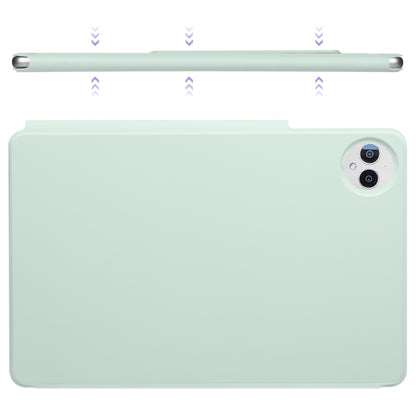 For Huawei MatePad Pro 12.2 2024 Fixed Buckle Magnetic Deformation Leather Tablet Case(Baby Green) - Huawei by buy2fix | Online Shopping UK | buy2fix