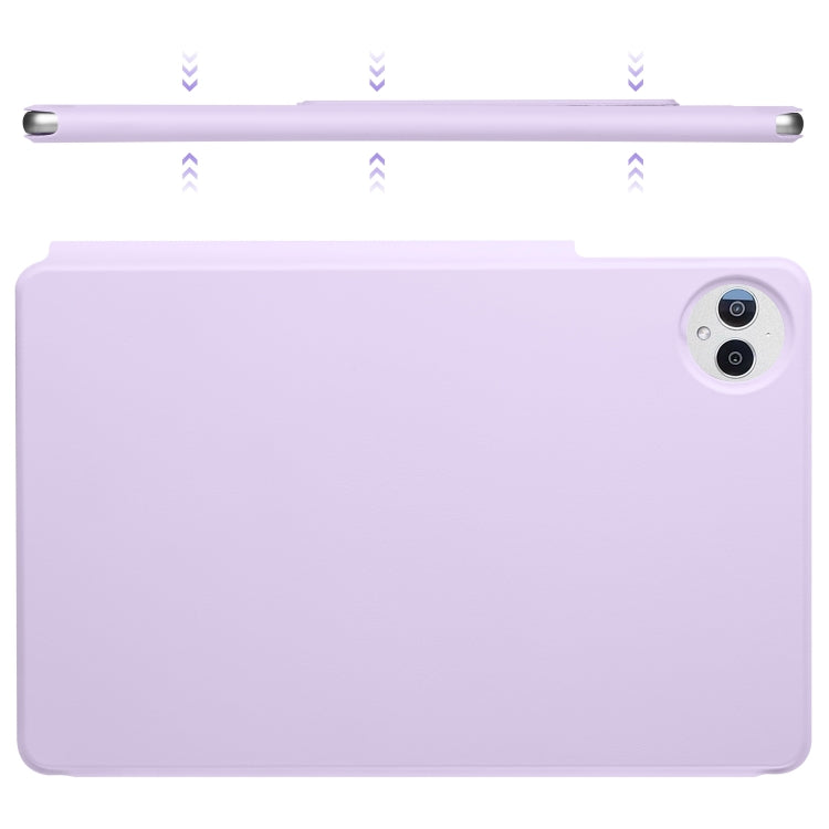 For Huawei MatePad Pro 12.2 2024 Fixed Buckle Magnetic Deformation Leather Tablet Case(Purple) - Huawei by buy2fix | Online Shopping UK | buy2fix
