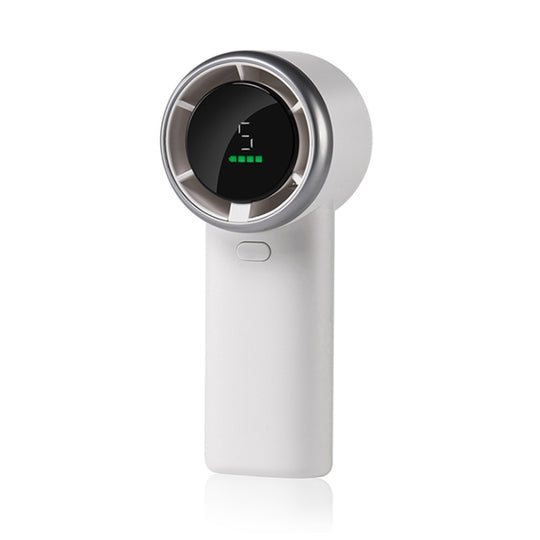 N603 HD Digital Display Handheld Turbine Fan(White)