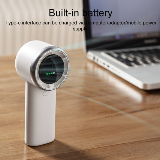 N603 HD Digital Display Handheld Turbine Fan(Green) by buy2fix