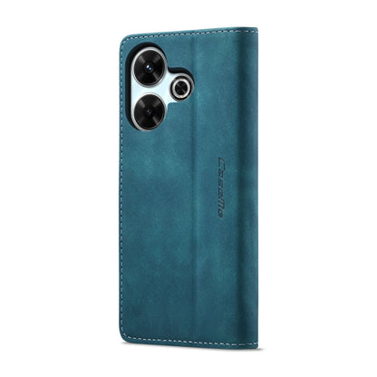 For Redmi 13 CaseMe 013 Multifunctional Horizontal Flip Leather Phone Case(Blue) by CaseMe