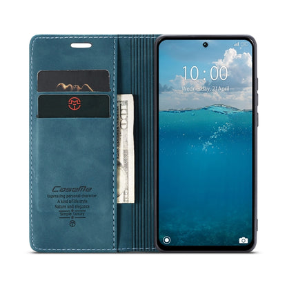 For Redmi 13 CaseMe 013 Multifunctional Horizontal Flip Leather Phone Case(Blue) by CaseMe