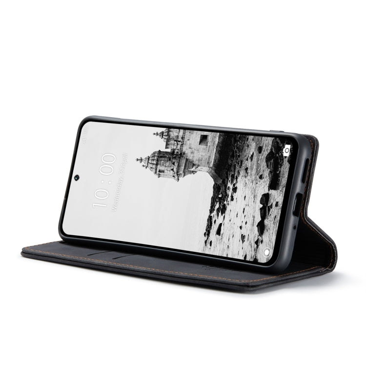 For Redmi 13 CaseMe 013 Multifunctional Horizontal Flip Leather Phone Case(Black) by CaseMe