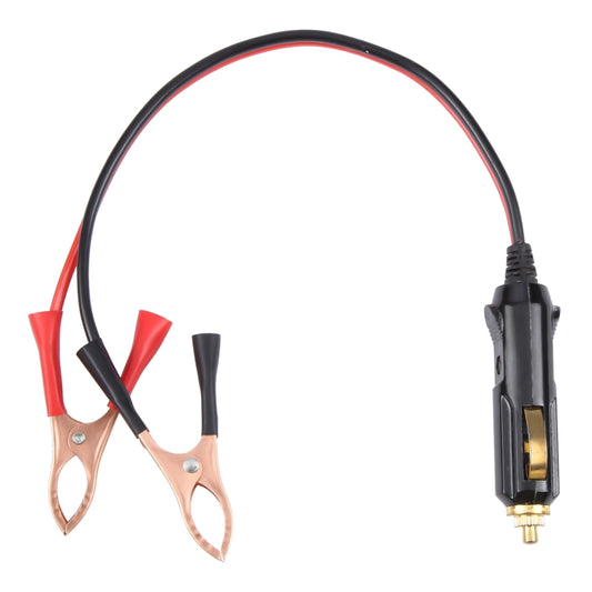 40cm Car Battery Charging Crocodile Clip to Cigarette Lighter Connection Cable by buy2fix