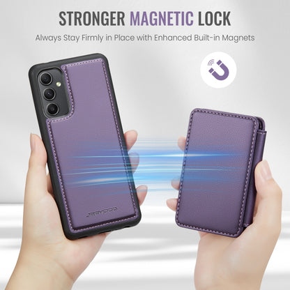 For Samsung Galaxy A54 5G JEEHOOD J05 Business Magnetic Style RFID Leather Phone Case(Purple) - Galaxy Phone Cases by JEEHOOD | Online Shopping UK | buy2fix