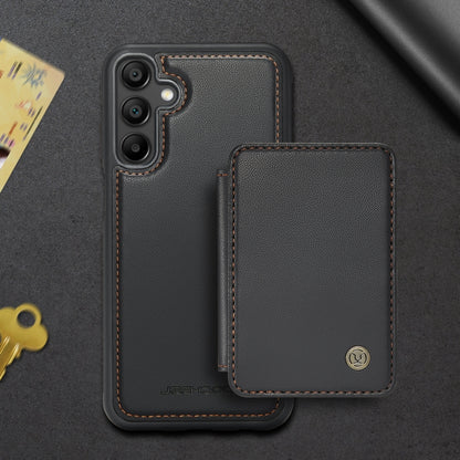 For Samsung Galaxy A16 5G JEEHOOD J05 Business Magnetic Style RFID Leather Phone Case(Black) - Galaxy Phone Cases by JEEHOOD | Online Shopping UK | buy2fix