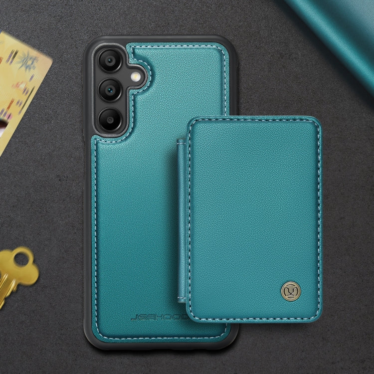 For Samsung Galaxy A16 5G JEEHOOD J05 Business Magnetic Style RFID Leather Phone Case(Blue Green) - Galaxy Phone Cases by JEEHOOD | Online Shopping UK | buy2fix