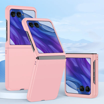 For Motorola Razr 50 Ultra Fuel Injection PC Skin Feel Phone Case(Pink) by buy2fix