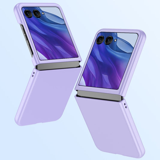 For Motorola Razr 50 Ultra Fuel Injection PC Skin Feel Phone Case(Yellow) by buy2fix