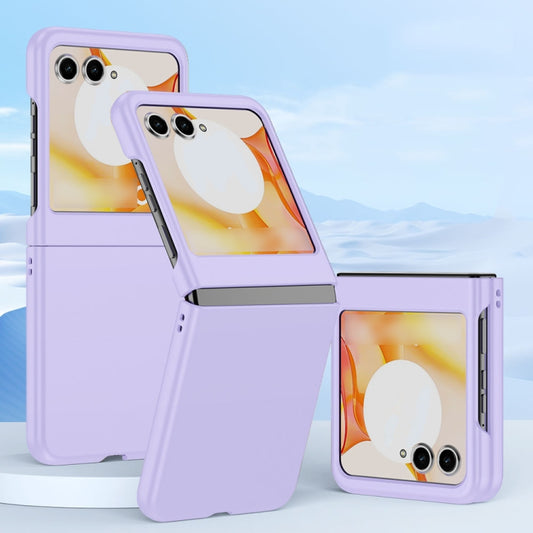 For Motorola Razr 50 Fuel Injection PC Skin Feel Phone Case(Purple) by buy2fix