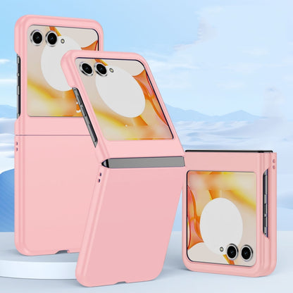 For Motorola Razr 50 Fuel Injection PC Skin Feel Phone Case(Pink) by buy2fix