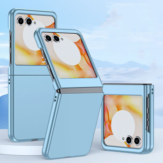 For Motorola Razr 50 Fuel Injection PC Skin Feel Phone Case(Sky Blue) by buy2fix