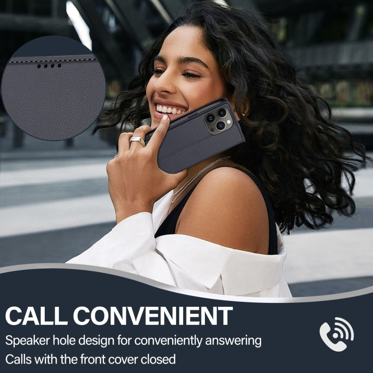 For iPhone 11 Pro LC.IMEEKE L1 Series Frosted Fine Texture PU Phone Case(Black) - iPhone 11 Pro Cases by LC.IMEEKE | Online Shopping UK | buy2fix