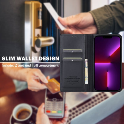 For iPhone 11 Pro Max LC.IMEEKE L1 Series Frosted Fine Texture PU Phone Case(Black) - iPhone 11 Pro Max Cases by LC.IMEEKE | Online Shopping UK | buy2fix