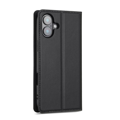 For iPhone 17 LC.IMEEKE L1 Series Frosted Fine Texture PU Phone Case(Black) - iPhone 17 Cases by LC.IMEEKE | Online Shopping UK | buy2fix