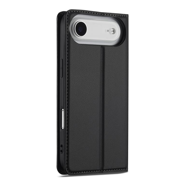 For iPhone 17 Air LC.IMEEKE L1 Series Frosted Fine Texture PU Phone Case(Black) - iPhone 17 Air Cases by LC.IMEEKE | Online Shopping UK | buy2fix