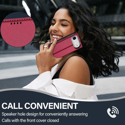 For iPhone Air LC.IMEEKE L1 Series Frosted Fine Texture PU Phone Case(Red) - iPhone Air Cases by LC.IMEEKE | Online Shopping UK | buy2fix