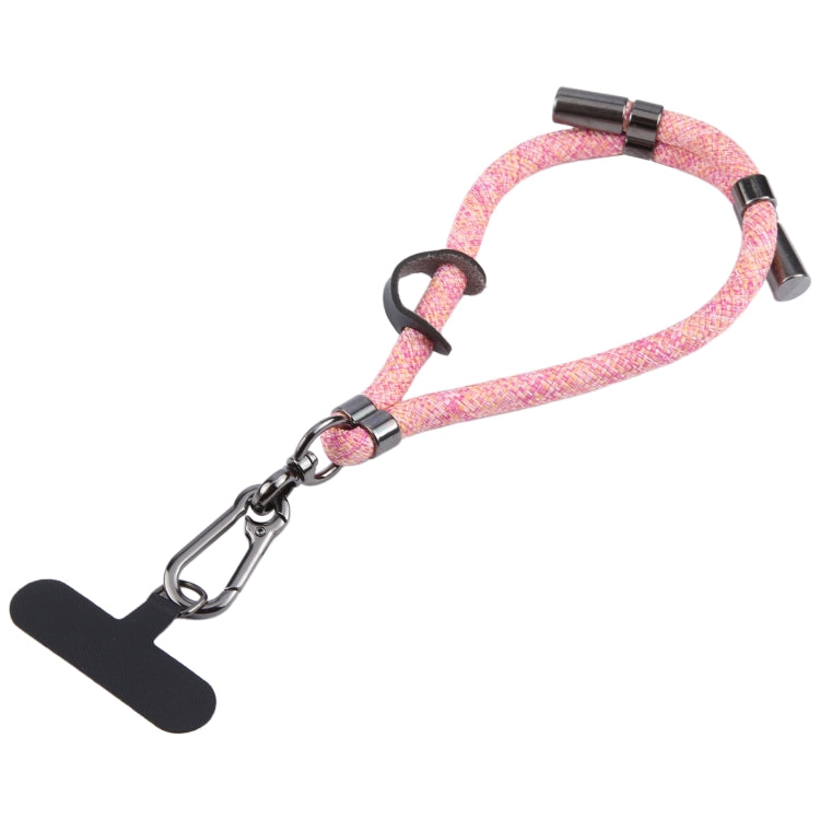 8mm Adjustable Mobile Phone Anti-lost Short Lanyard(Pink) - Lanyards & Wrist Straps by buy2fix | Online Shopping UK | buy2fix