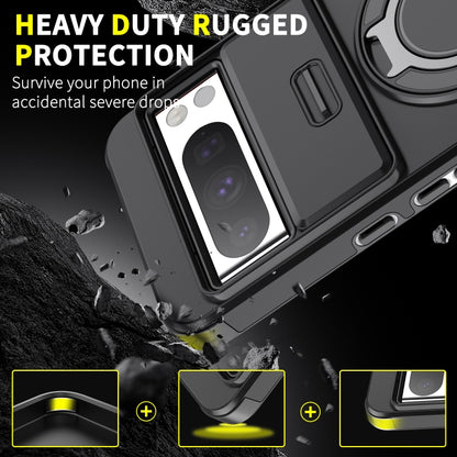 For Google Pixel 10 Pro XL Sliding Camshield Ring Holder Phone Case(Red) - Google Cases by buy2fix | Online Shopping UK | buy2fix