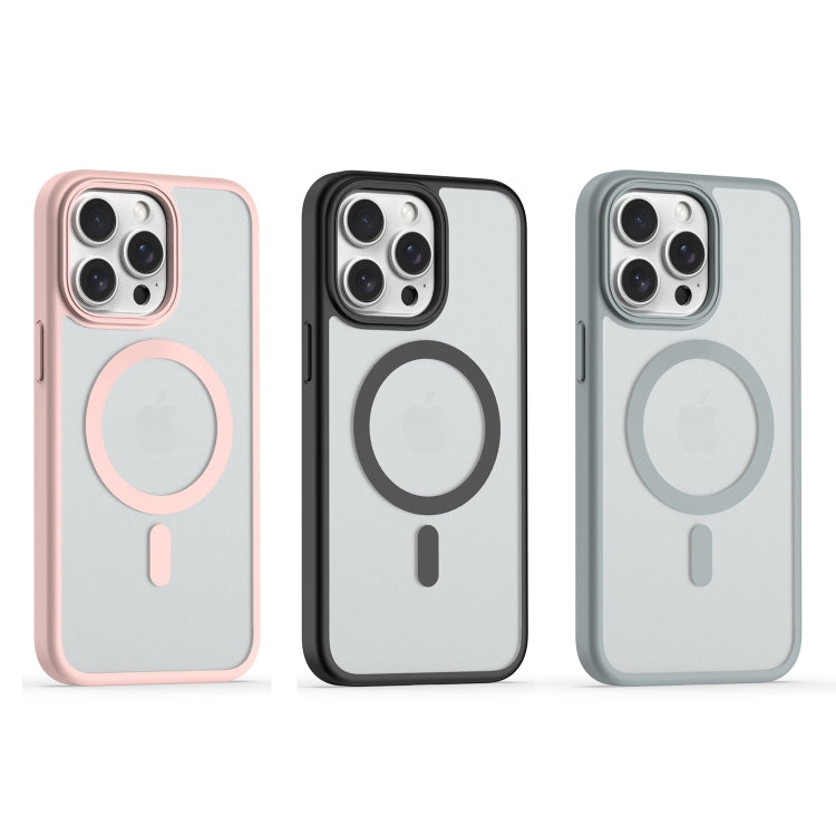 For iPhone 14 Pro Max TPU Hybrid PC Inner Magnetic MagSafe Phone Case(Pink) - iPhone 14 Pro Max Cases by buy2fix | Online Shopping UK | buy2fix