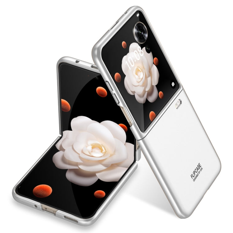 For Honor Magic V Flip GKK Ultra-thin Full Coverage Phone Case(Silver) by GKK