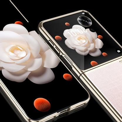 For Honor Magic V Flip GKK Electroplating Full Coverage Phone Case(Black) by GKK