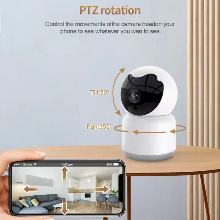 YT51 1920x1080 Home Baby Wireless Camera, without Temperature and Humidity Sensor AU Plug(White) - Baby Monitor by buy2fix | Online Shopping UK | buy2fix