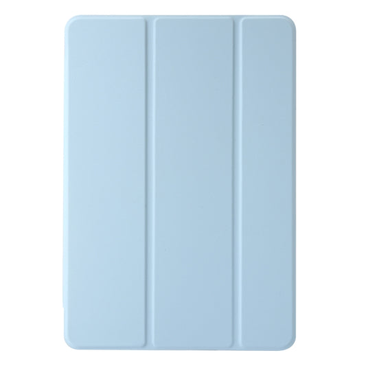 For Huawei Matepad SE 11 2024 Clear Acrylic 3-Fold Leather Tablet Case(Ice Blue) by buy2fix