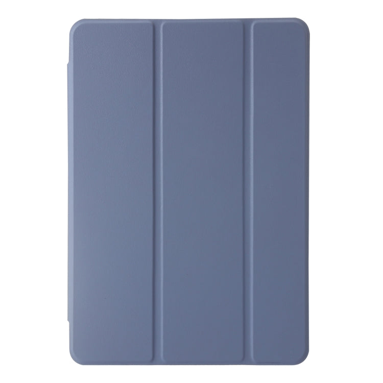 For Huawei Matepad SE 11 2024 Clear Acrylic 3-Fold Leather Tablet Case(Lavender Purple) by buy2fix