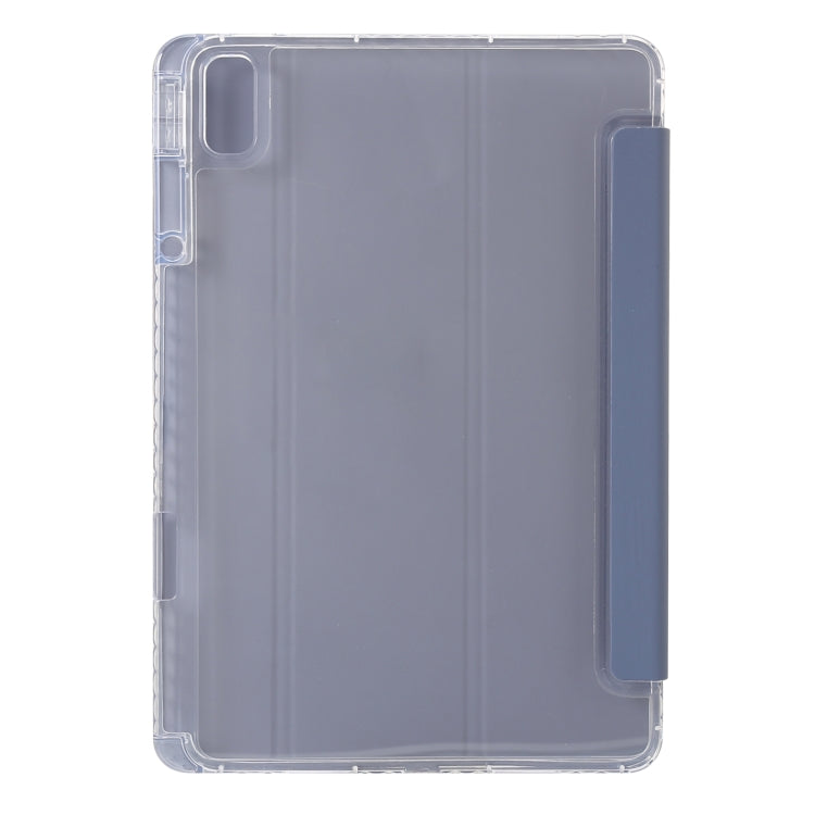 For Huawei Matepad SE 11 2024 Clear Acrylic 3-Fold Leather Tablet Case(Lavender Purple) by buy2fix