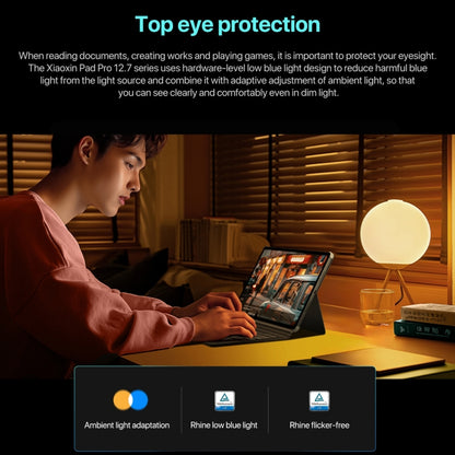 Lenovo Xiaoxin Pad Pro 12.7 inch 2025 WiFi Tablet, 12GB+256GB, ZUI 16, MediaTek Dimensity 8300 Octa Core, Support Fingerprint & Face Identification(Dark Grey) - Lenovo by Lenovo | Online Shopping UK | buy2fix