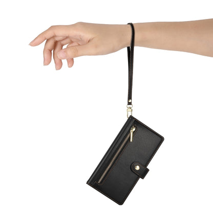 For iPhone 11 Pro Nine Card-slot Zipper Wallet Bag Leather Phone Case(Black) - iPhone 11 Pro Cases by buy2fix | Online Shopping UK | buy2fix