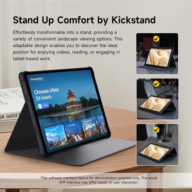 Ulefone Smart Book Cover PU Leather Case For Tab A11 Pro(Grey) by Ulefone