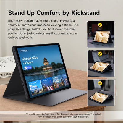 Ulefone Smart Book Cover PU Leather Case For Tab A11 Pro(Grey) by Ulefone