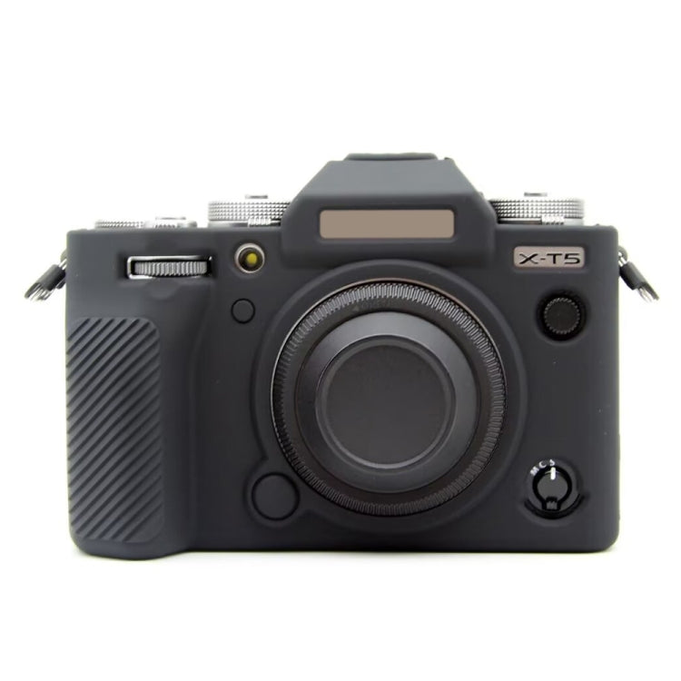 For FUJIFILM X-T5 Soft Silicone Protective Case(Black) - Protective Case by buy2fix | Online Shopping UK | buy2fix
