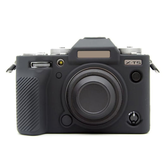 For FUJIFILM X-T5 Soft Silicone Protective Case(Black) - Protective Case by buy2fix | Online Shopping UK | buy2fix